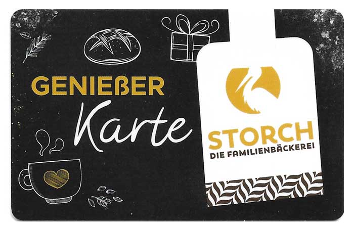 Sparen mit der STORCH - Geniesserkarte